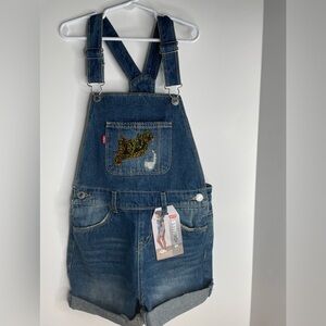 NWT girls Levi overall size 8